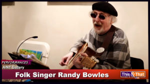 Folk Singer Randy Bowles Performs at the Ant Gallery