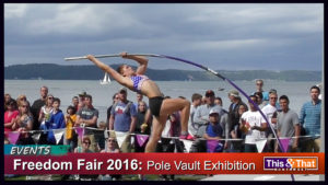 Pole Vault Exhibition at the 2016 Freedom Fair in Tacoma,WA