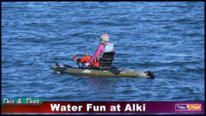 Kayaking in the Puget Sound.